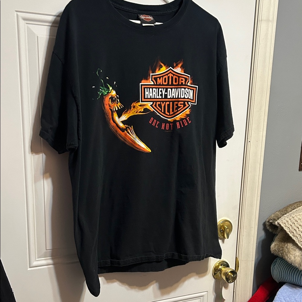 Harley-Davidson Kids Black Tee with Fiery Graphic